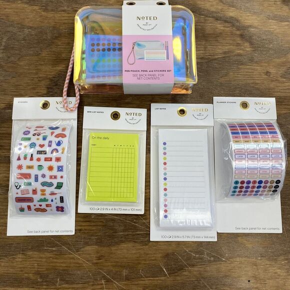 Other - Noted by Post It Planning Note Lot Planner Stickers Pad Bag List Lot of 5 items